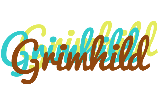 Grimhild cupcake logo