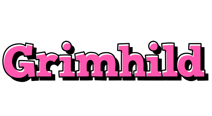 Grimhild girlish logo