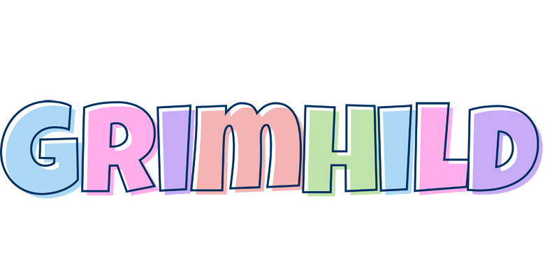 Grimhild pastel logo