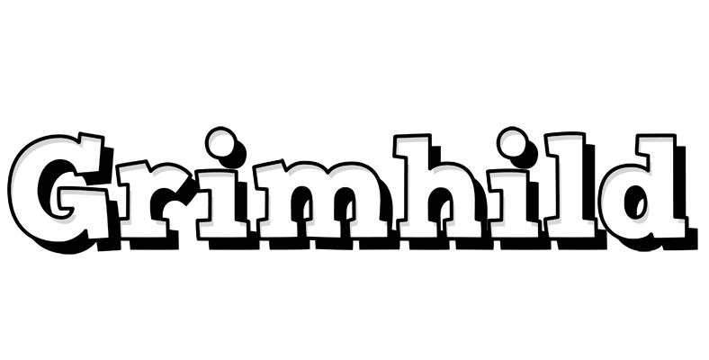 Grimhild snowing logo