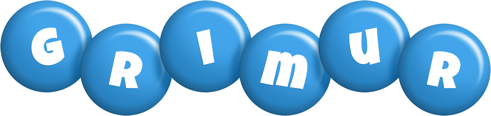 Grimur candy-blue logo