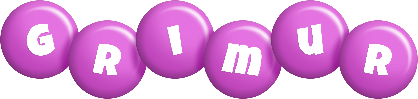 Grimur candy-purple logo