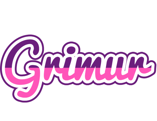 Grimur cheerful logo