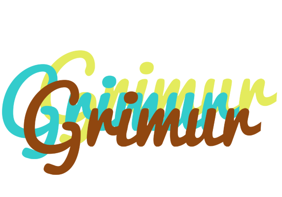 Grimur cupcake logo