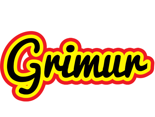 Grimur flaming logo