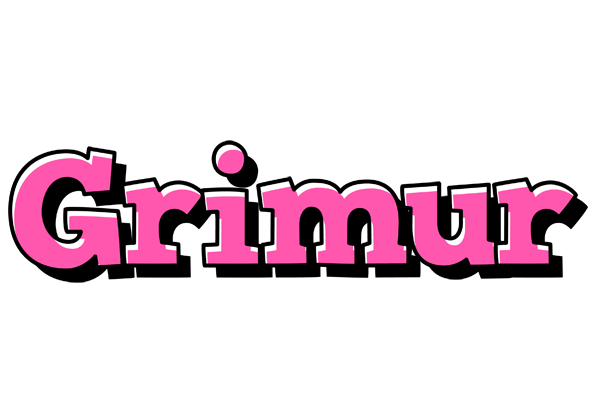 Grimur girlish logo