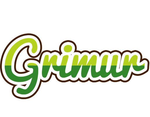 Grimur golfing logo