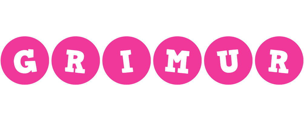 Grimur poker logo
