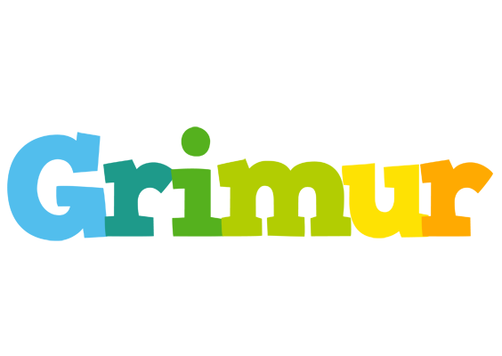 Grimur rainbows logo