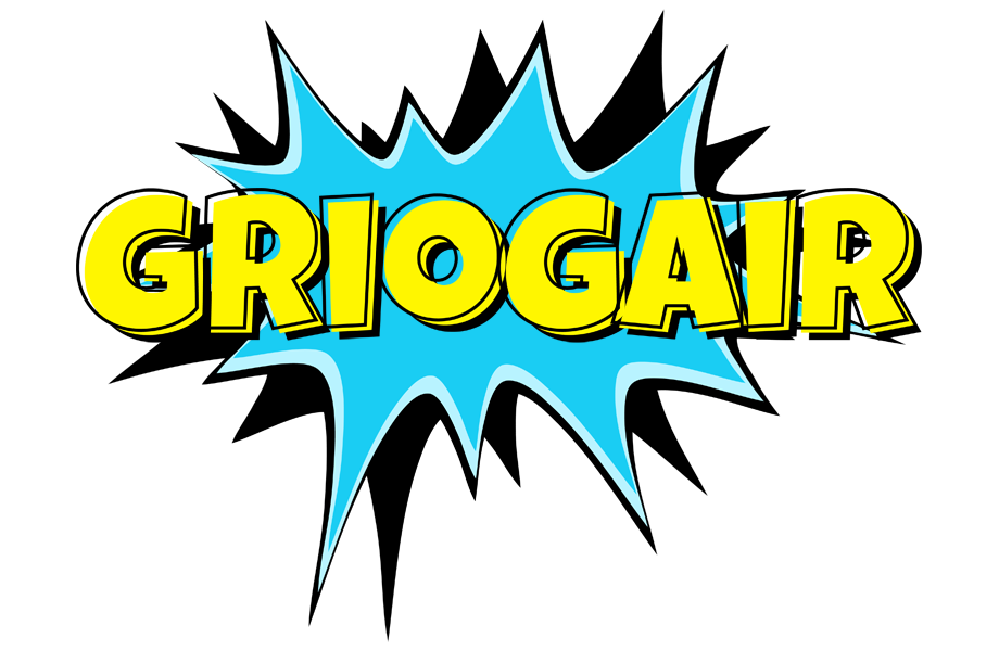 Griogair amazing logo