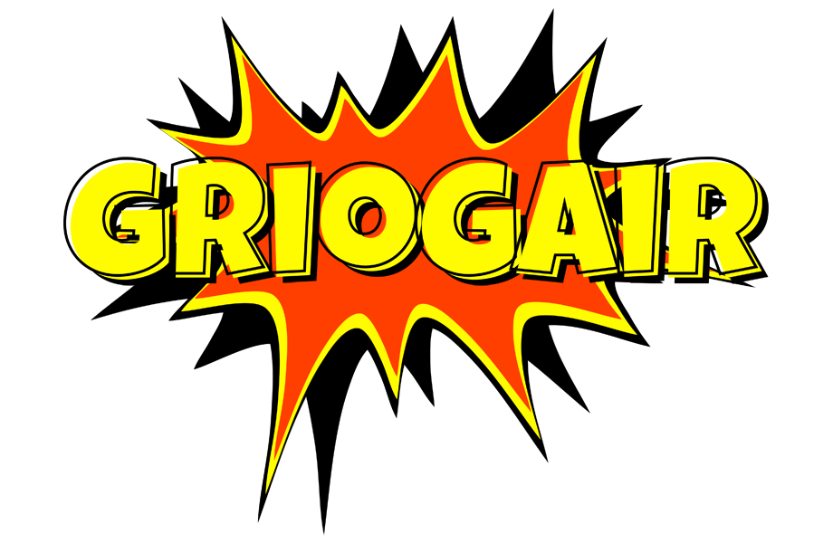 Griogair bazinga logo