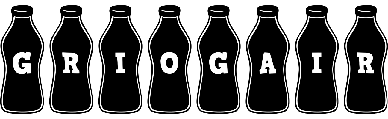Griogair bottle logo