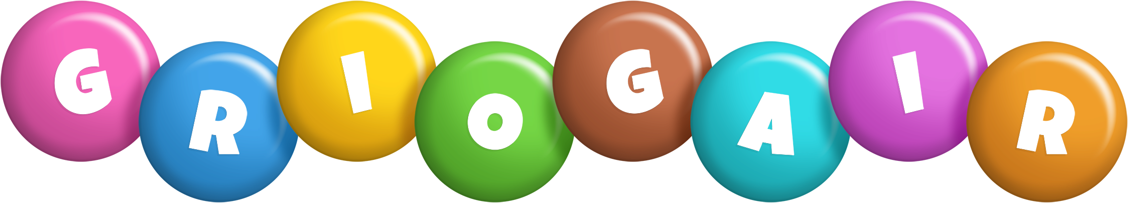 Griogair candy logo