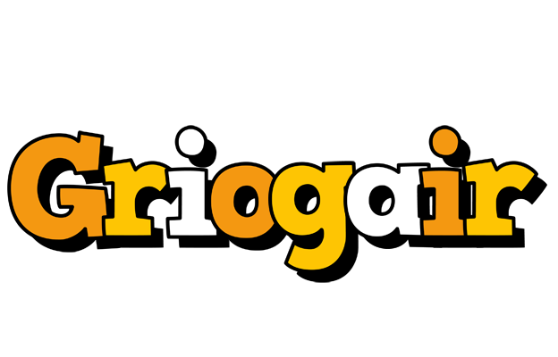 Griogair cartoon logo