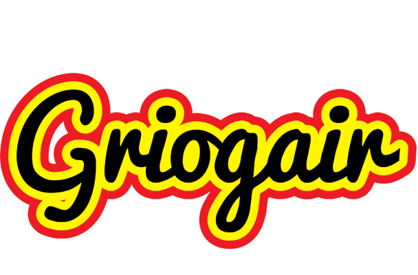 Griogair flaming logo