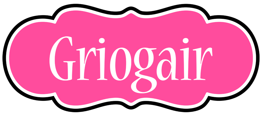Griogair invitation logo