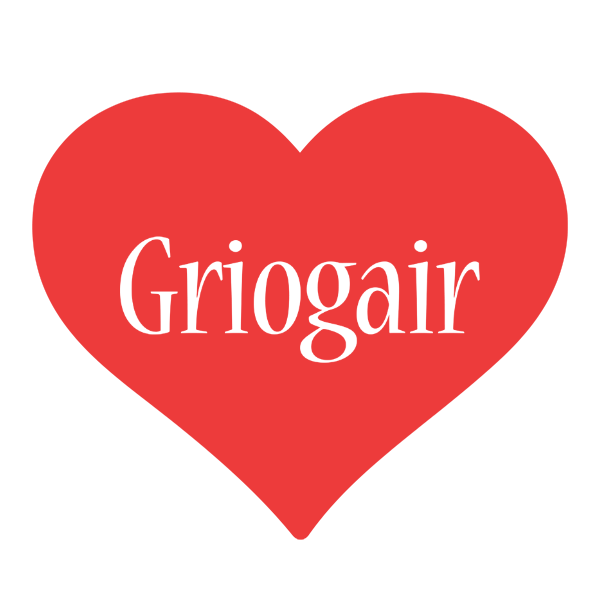 Griogair love logo