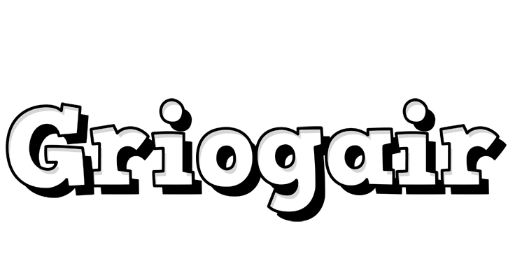Griogair snowing logo