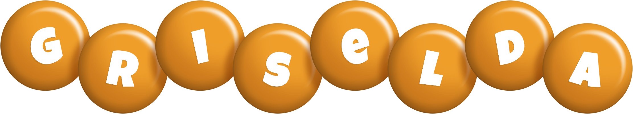 Griselda candy-orange logo