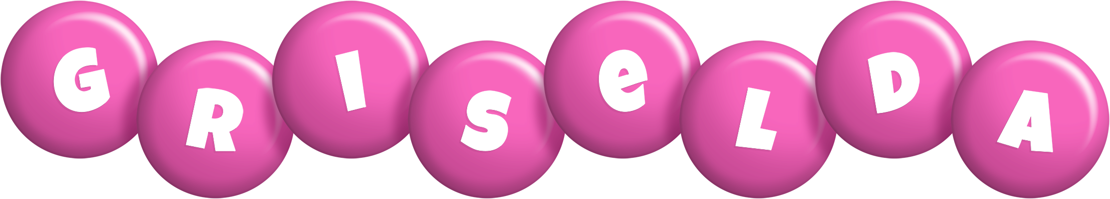 Griselda candy-pink logo