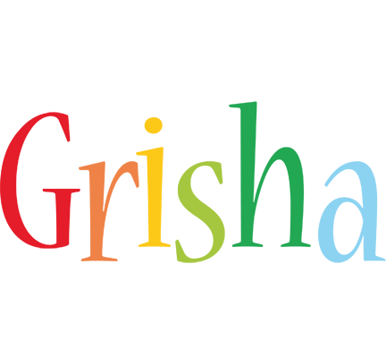 Grisha birthday logo