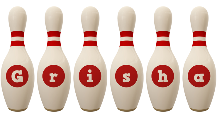 Grisha bowling-pin logo