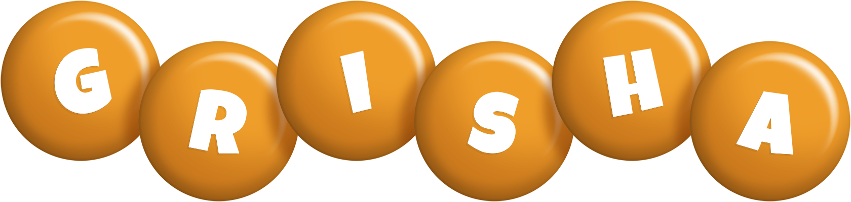 Grisha candy-orange logo