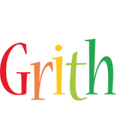 Grith birthday logo