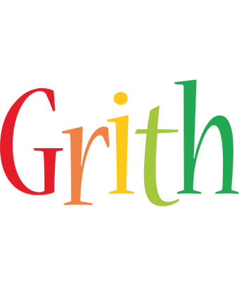 Grith birthday logo