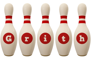 Grith bowling-pin logo