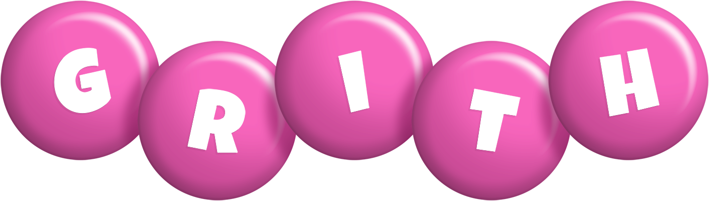 Grith candy-pink logo