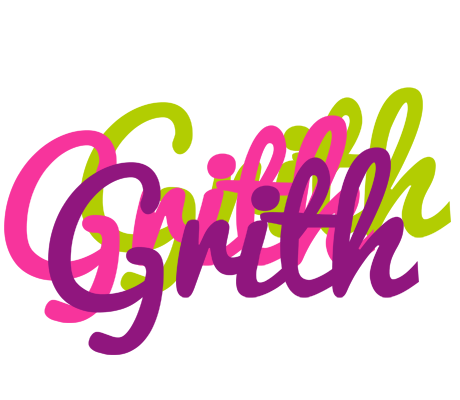 Grith flowers logo