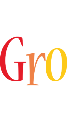 Gro birthday logo