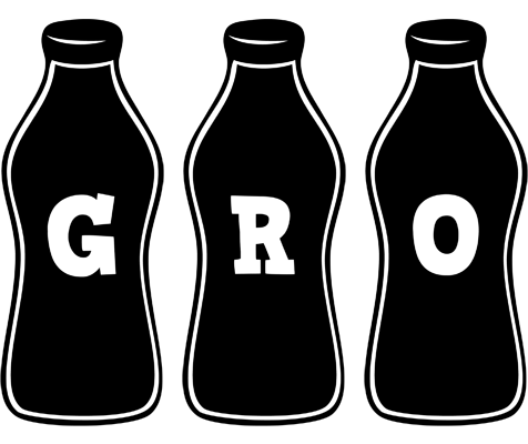 Gro bottle logo