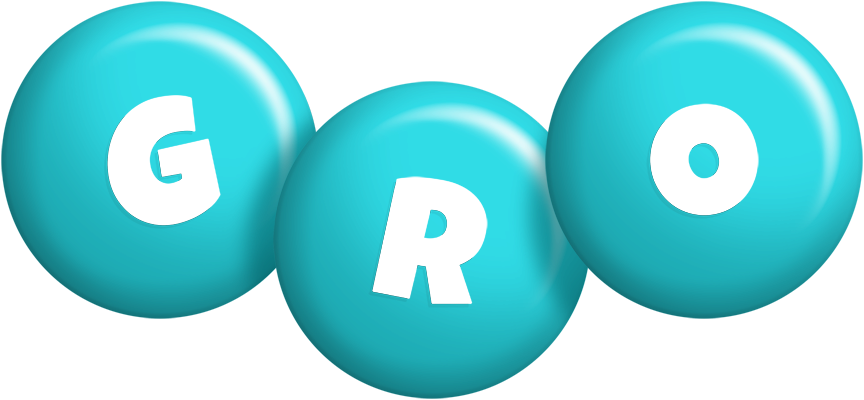 Gro candy-azur logo