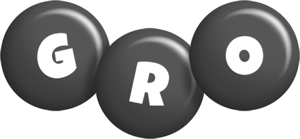 Gro candy-black logo
