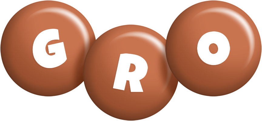 Gro candy-brown logo
