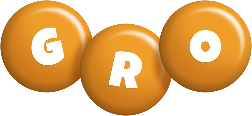 Gro candy-orange logo