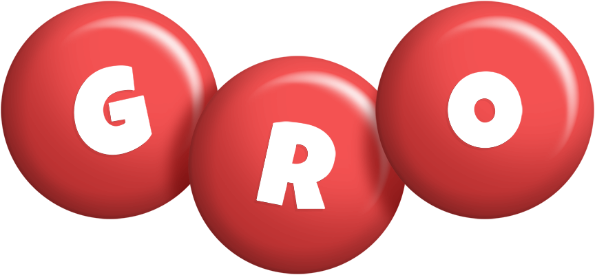 Gro candy-red logo