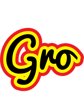 Gro flaming logo