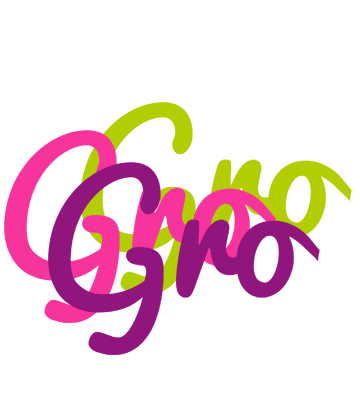 Gro flowers logo