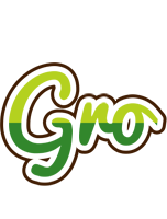 Gro golfing logo