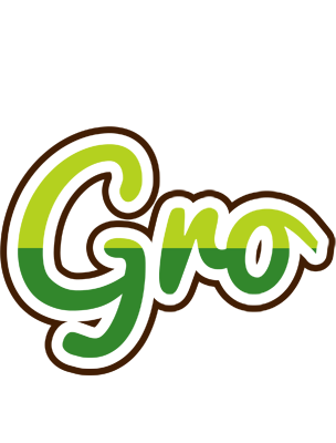Gro golfing logo