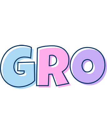 Gro pastel logo