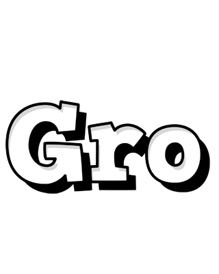 Gro snowing logo