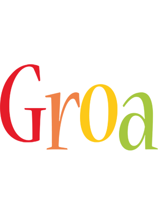 Groa birthday logo