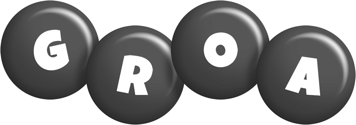 Groa candy-black logo