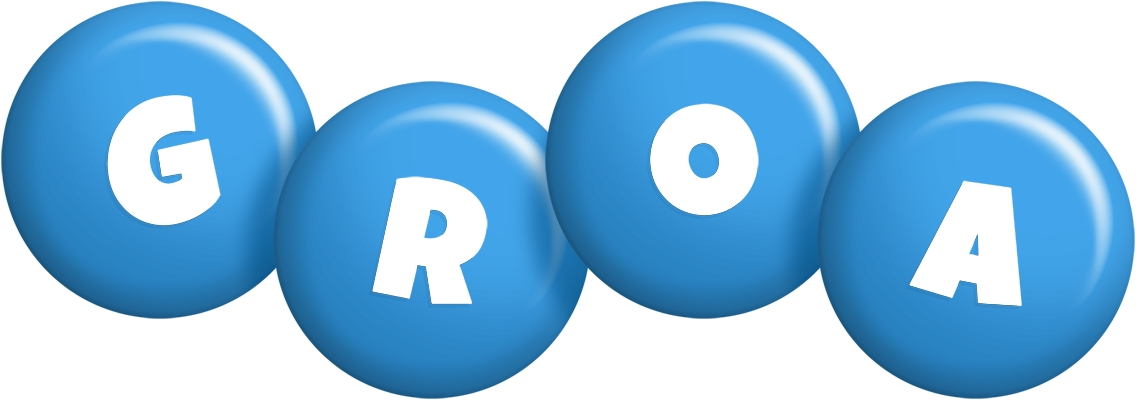 Groa candy-blue logo