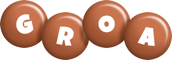 Groa candy-brown logo