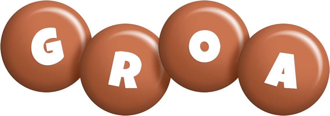 Groa candy-brown logo
